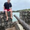 Now this is it, last one, I'm done; I just wanted to end with me next to a cannon because I thought it'd be fun