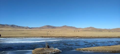 I went horseback riding with two friends, and it was freezing!