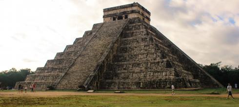 This is the largest temple at Chichen Itza, which was built between 800-1200 AD