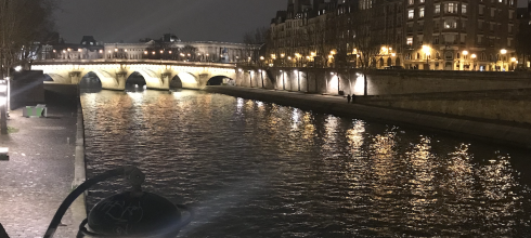 A view from Pont Neuf (new bridge)-one of famous bridges in the French capital