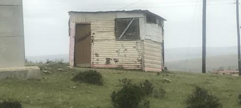 A shack in the Tshabo village in the Eastern Cape