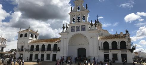 El Rocío is famous for its "ermita," a sanctuary that draws almost a million people from all over Spain to this tiny town every summer