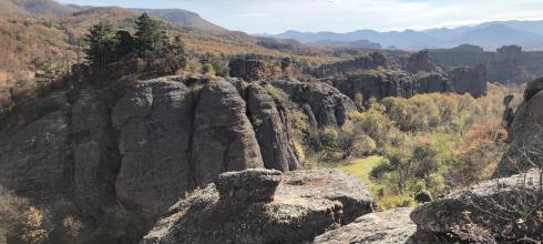 These are some of the cool rocks you can find in Belogradchik. You can climb on them too! My friends and I spent over two hours exploring the rocks!