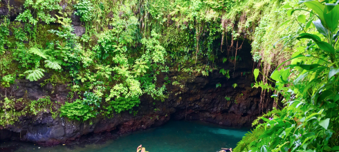 The To-Sua Ocean Trench is a popular, beautiful travel spot