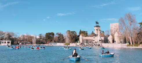 Retiro Park in Madrid