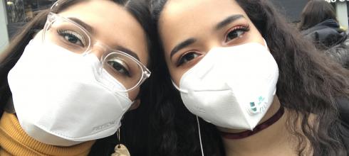 Whenever you get a notification on your cellphone, you have to wear a mask to protect yourself from pollutants in the air