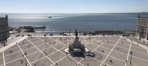 View from Rua Augusta arch! 