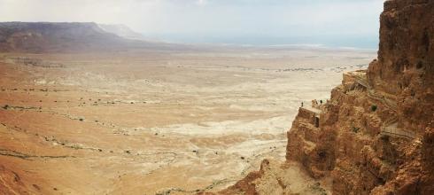 The view from the top of Mount Masada was insane!