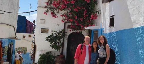 Exploring the Blue Streets of Rabat, Morocco!