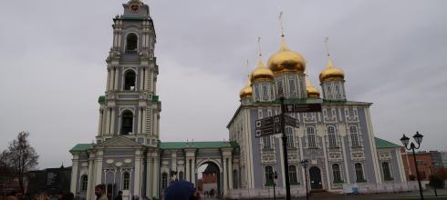 The outside of the church in Tula has roofs plated in actual gold!