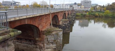 Die Römer Brücke (Roman Bridge) spanning the Mosel River has been used continously for almost 2000 years!