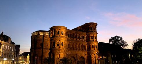 The Roman Gate, Porta Nigra, at night!