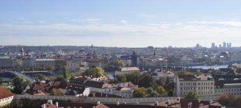 One of the many incredible views of Prague from the castle