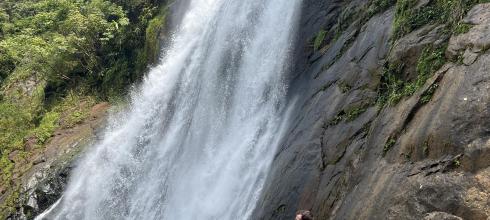 It was amazing to stand next to the Bijagual waterfall