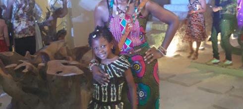 Nailah and I are burning in the New Year with cultural, dance and music at the Kempinski Hotel in Accra