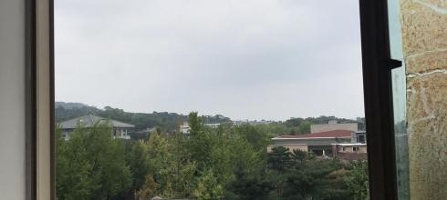 View of Seoul from Korean cooking class