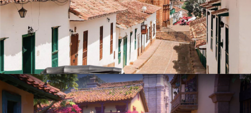 Top is Barichara and the bottom is a scene from Encanto! Do you think it looks like Disney took inspiration from this Colombian town? 