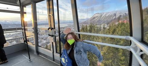 Did you figure out where she was? We were taking the Fjellheisen up for the view!