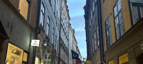 The streets of Old Town Stockholm!