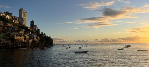 The sunset in Salvador