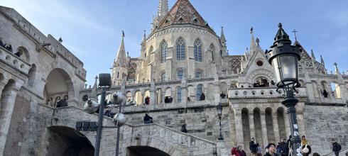 Fisherman's Wharf in the Buda side of Budapest!