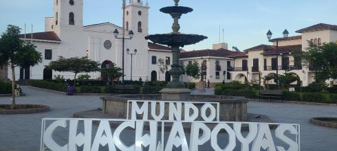 City sign of Chachapoyas, the capitol of Amazonas
