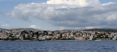 My view from the boat in Split, Croatia