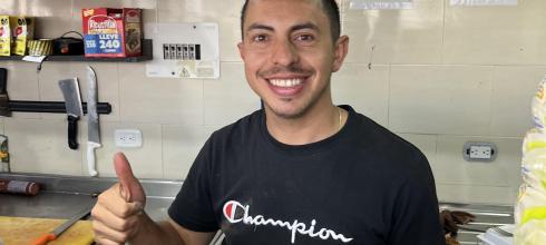 My friend Michael that works at the carniceria where I buy fresh meat