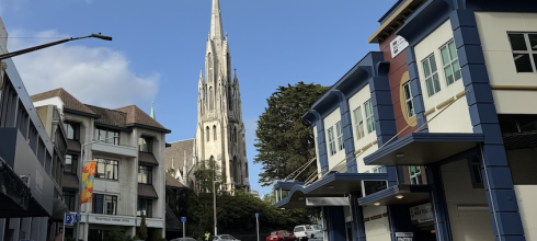The First Church of Otago was built in the 1800's in the gothic style