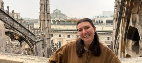 At the top of Duomo Milan!