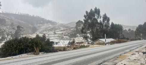 A hail storm hits my town. 