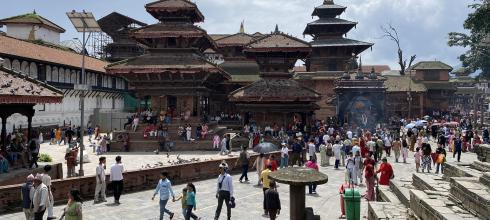 Kathmandu Durbar Square, a UNESCO World Heritage Site in the center of Kathmandu