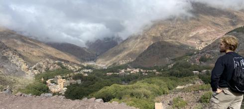 Here in the Atlas Mountains, the stunning natural views blend with the simple village homes to create an environment of peace and calm