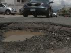 Potholes in the street