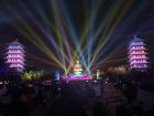 A special light show at Fo Guang Shan Monastery
