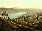 An old photo that has been colorized of the city of Remagen, south of Cologne (Photo from Flikr)