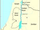 A map showing Israel, Jordan, and the Dead Sea (Photo from Wikimedia Commons)
