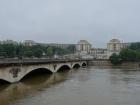 No boat could fit beneath the bridges during flooding this bad (Photo from Wikimedia Commons)