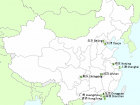 A map of China's largest cities (Photo from Wikimedia Commons)