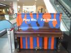 A public piano in the Plaza Egaña mall