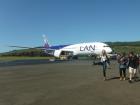 The plane to Rapa Nui
