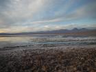 A lake in the salt flats