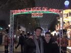 Soufiane and Othmane at the Marche de Noel (Christmas Market)