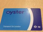 My metro card, which I use for the Tube, ferries and the famous red double-decker buses