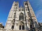 Cathedral of St. Michael and St. Gudula in Brussels, Belgium, which took about 300 years to build