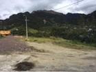 This is what the road looks like to go to the center of Papallacta hot springs
