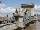 The Szechenyi Chain Bridge, the oldest bridge in Budapest