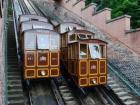 This is called a Funicular - there is only one in the city and it runs up to the famous Buda Castle Hill