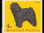 A Hungarian stamp of the Puli  (https://i.pinimg.com)