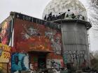 The place that housed the street art in Berlin. It was in an abandoned warehouse!